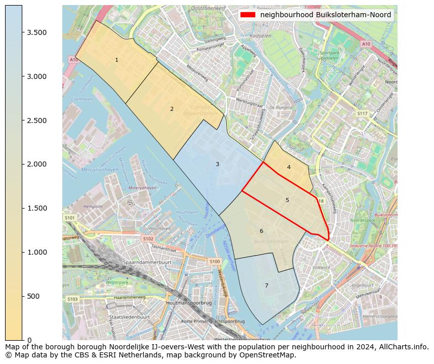 Image of the neighbourhood Buiksloterham-Noord at the map. This image is used as introduction to this page. This page shows a lot of information about the population in the neighbourhood Buiksloterham-Noord (such as the distribution by age groups of the residents, the composition of households, whether inhabitants are natives or Dutch with an immigration background, data about the houses (numbers, types, price development, use, type of property, ...) and more (car ownership, energy consumption, ...) based on open data from the Dutch Central Bureau of Statistics and various other sources!