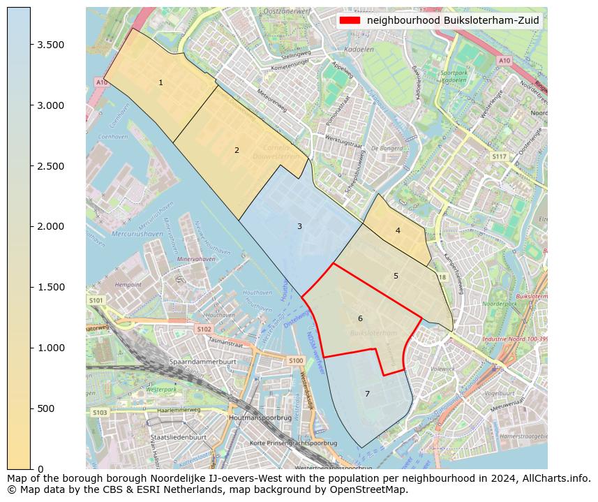 Image of the neighbourhood Buiksloterham-Zuid at the map. This image is used as introduction to this page. This page shows a lot of information about the population in the neighbourhood Buiksloterham-Zuid (such as the distribution by age groups of the residents, the composition of households, whether inhabitants are natives or Dutch with an immigration background, data about the houses (numbers, types, price development, use, type of property, ...) and more (car ownership, energy consumption, ...) based on open data from the Dutch Central Bureau of Statistics and various other sources!