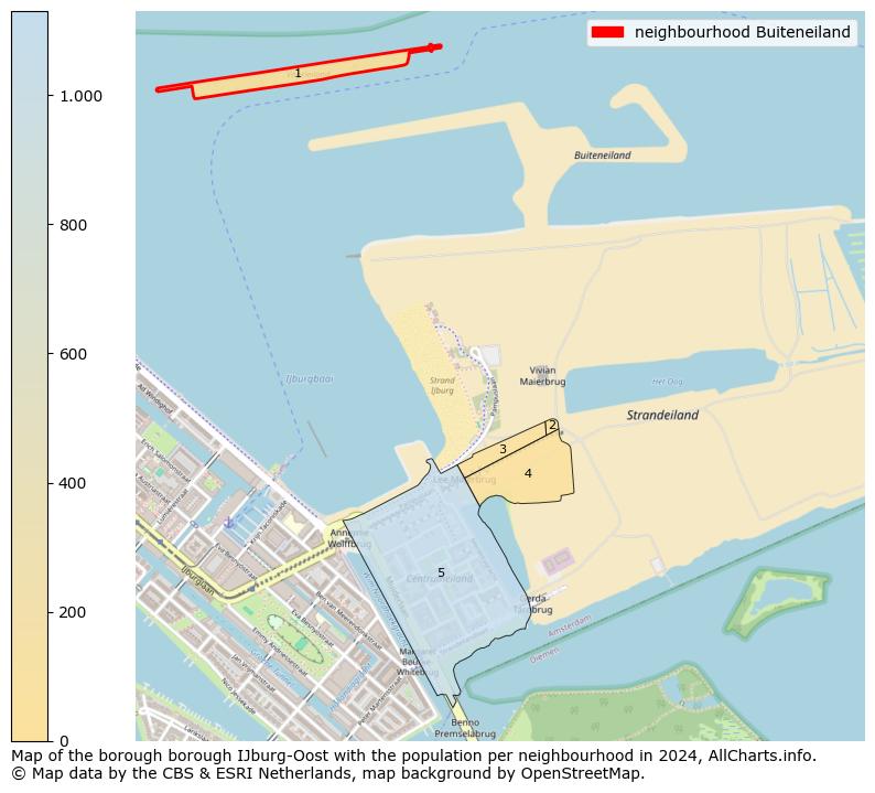 Image of the neighbourhood Buiteneiland at the map. This image is used as introduction to this page. This page shows a lot of information about the population in the neighbourhood Buiteneiland (such as the distribution by age groups of the residents, the composition of households, whether inhabitants are natives or Dutch with an immigration background, data about the houses (numbers, types, price development, use, type of property, ...) and more (car ownership, energy consumption, ...) based on open data from the Dutch Central Bureau of Statistics and various other sources!