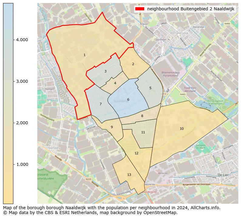 Image of the neighbourhood Buitengebied 2 Naaldwijk at the map. This image is used as introduction to this page. This page shows a lot of information about the population in the neighbourhood Buitengebied 2 Naaldwijk (such as the distribution by age groups of the residents, the composition of households, whether inhabitants are natives or Dutch with an immigration background, data about the houses (numbers, types, price development, use, type of property, ...) and more (car ownership, energy consumption, ...) based on open data from the Dutch Central Bureau of Statistics and various other sources!