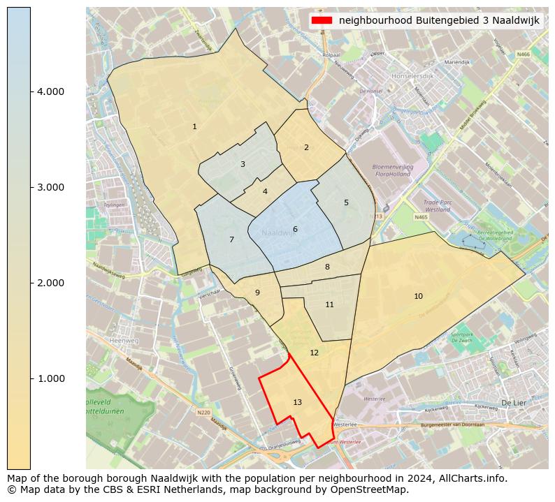 Image of the neighbourhood Buitengebied 3 Naaldwijk at the map. This image is used as introduction to this page. This page shows a lot of information about the population in the neighbourhood Buitengebied 3 Naaldwijk (such as the distribution by age groups of the residents, the composition of households, whether inhabitants are natives or Dutch with an immigration background, data about the houses (numbers, types, price development, use, type of property, ...) and more (car ownership, energy consumption, ...) based on open data from the Dutch Central Bureau of Statistics and various other sources!