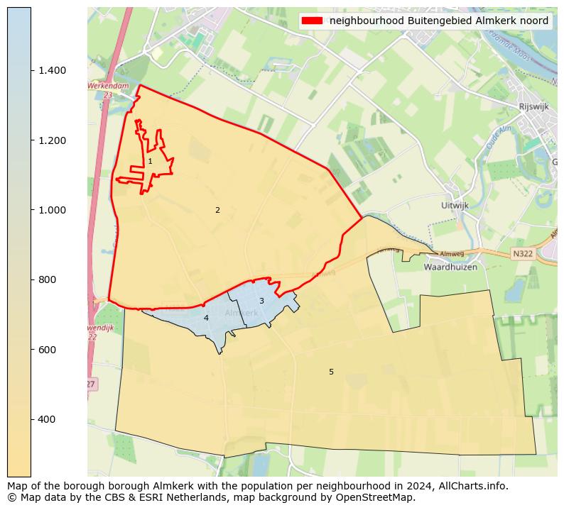 Image of the neighbourhood Buitengebied Almkerk noord at the map. This image is used as introduction to this page. This page shows a lot of information about the population in the neighbourhood Buitengebied Almkerk noord (such as the distribution by age groups of the residents, the composition of households, whether inhabitants are natives or Dutch with an immigration background, data about the houses (numbers, types, price development, use, type of property, ...) and more (car ownership, energy consumption, ...) based on open data from the Dutch Central Bureau of Statistics and various other sources!