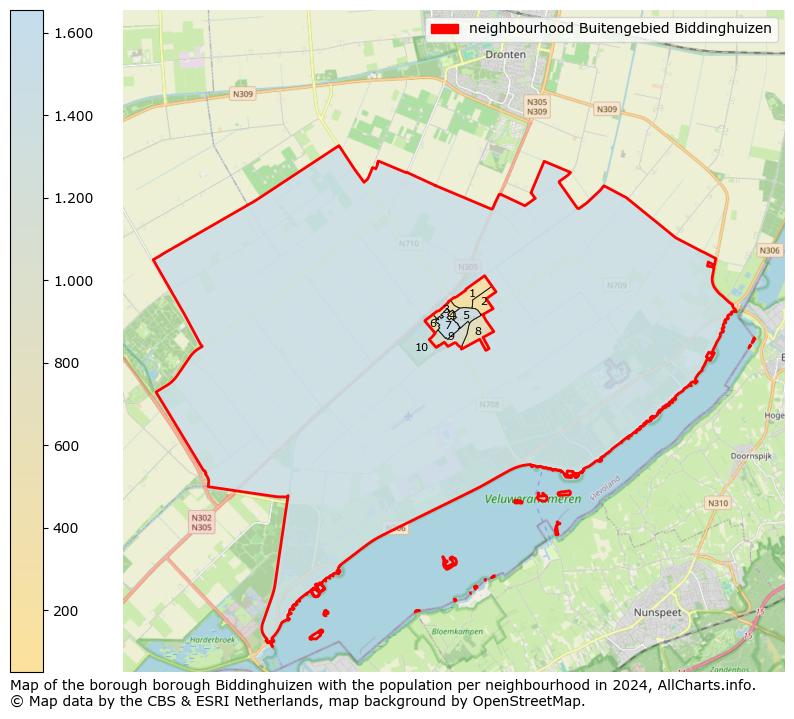 Image of the neighbourhood Buitengebied Biddinghuizen at the map. This image is used as introduction to this page. This page shows a lot of information about the population in the neighbourhood Buitengebied Biddinghuizen (such as the distribution by age groups of the residents, the composition of households, whether inhabitants are natives or Dutch with an immigration background, data about the houses (numbers, types, price development, use, type of property, ...) and more (car ownership, energy consumption, ...) based on open data from the Dutch Central Bureau of Statistics and various other sources!