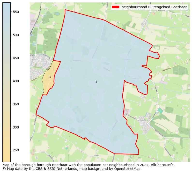 Image of the neighbourhood Buitengebied Boerhaar at the map. This image is used as introduction to this page. This page shows a lot of information about the population in the neighbourhood Buitengebied Boerhaar (such as the distribution by age groups of the residents, the composition of households, whether inhabitants are natives or Dutch with an immigration background, data about the houses (numbers, types, price development, use, type of property, ...) and more (car ownership, energy consumption, ...) based on open data from the Dutch Central Bureau of Statistics and various other sources!