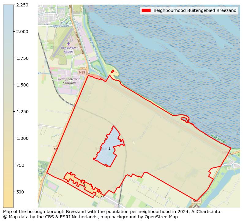 Image of the neighbourhood Buitengebied Breezand at the map. This image is used as introduction to this page. This page shows a lot of information about the population in the neighbourhood Buitengebied Breezand (such as the distribution by age groups of the residents, the composition of households, whether inhabitants are natives or Dutch with an immigration background, data about the houses (numbers, types, price development, use, type of property, ...) and more (car ownership, energy consumption, ...) based on open data from the Dutch Central Bureau of Statistics and various other sources!