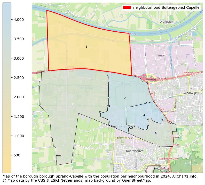 Image of the neighbourhood Buitengebied Capelle at the map. This image is used as introduction to this page. This page shows a lot of information about the population in the neighbourhood Buitengebied Capelle (such as the distribution by age groups of the residents, the composition of households, whether inhabitants are natives or Dutch with an immigration background, data about the houses (numbers, types, price development, use, type of property, ...) and more (car ownership, energy consumption, ...) based on open data from the Dutch Central Bureau of Statistics and various other sources!