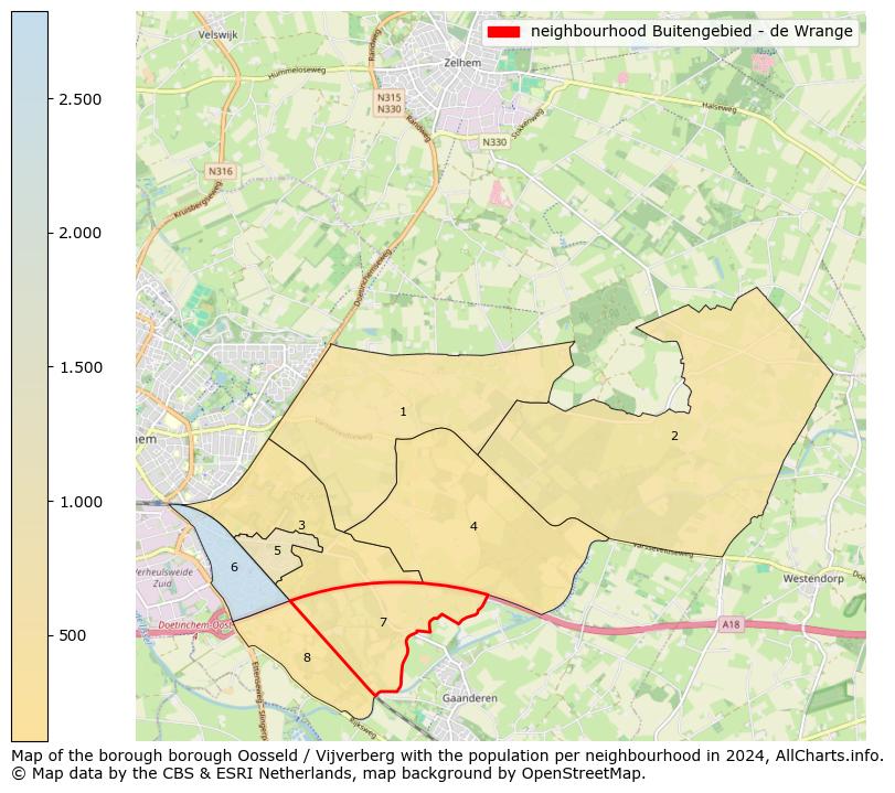 Image of the neighbourhood Buitengebied - de Wrange at the map. This image is used as introduction to this page. This page shows a lot of information about the population in the neighbourhood Buitengebied - de Wrange (such as the distribution by age groups of the residents, the composition of households, whether inhabitants are natives or Dutch with an immigration background, data about the houses (numbers, types, price development, use, type of property, ...) and more (car ownership, energy consumption, ...) based on open data from the Dutch Central Bureau of Statistics and various other sources!