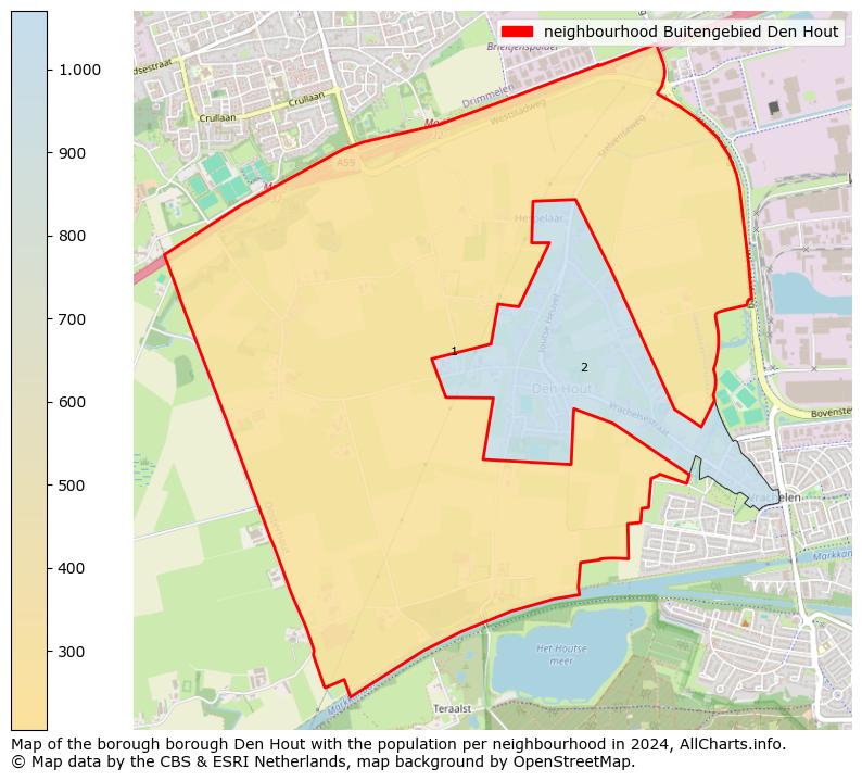 Image of the neighbourhood Buitengebied Den Hout at the map. This image is used as introduction to this page. This page shows a lot of information about the population in the neighbourhood Buitengebied Den Hout (such as the distribution by age groups of the residents, the composition of households, whether inhabitants are natives or Dutch with an immigration background, data about the houses (numbers, types, price development, use, type of property, ...) and more (car ownership, energy consumption, ...) based on open data from the Dutch Central Bureau of Statistics and various other sources!