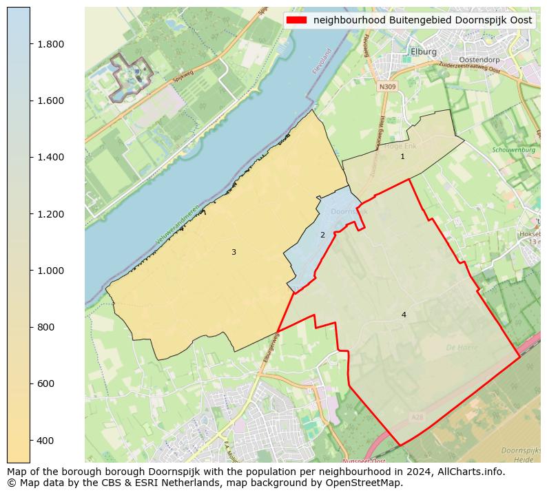 Image of the neighbourhood Buitengebied Doornspijk Oost at the map. This image is used as introduction to this page. This page shows a lot of information about the population in the neighbourhood Buitengebied Doornspijk Oost (such as the distribution by age groups of the residents, the composition of households, whether inhabitants are natives or Dutch with an immigration background, data about the houses (numbers, types, price development, use, type of property, ...) and more (car ownership, energy consumption, ...) based on open data from the Dutch Central Bureau of Statistics and various other sources!