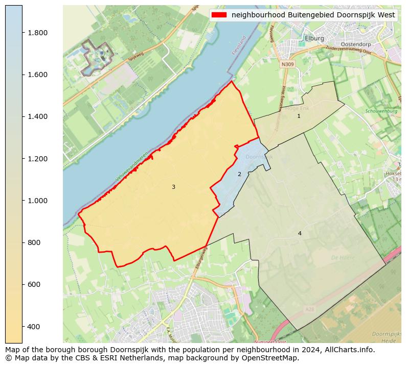 Image of the neighbourhood Buitengebied Doornspijk West at the map. This image is used as introduction to this page. This page shows a lot of information about the population in the neighbourhood Buitengebied Doornspijk West (such as the distribution by age groups of the residents, the composition of households, whether inhabitants are natives or Dutch with an immigration background, data about the houses (numbers, types, price development, use, type of property, ...) and more (car ownership, energy consumption, ...) based on open data from the Dutch Central Bureau of Statistics and various other sources!