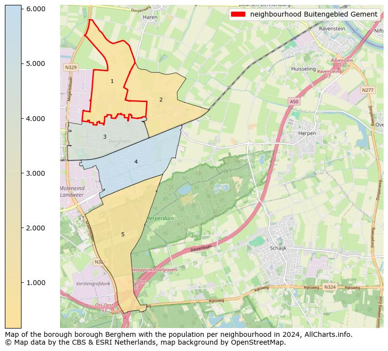 Image of the neighbourhood Buitengebied Gement at the map. This image is used as introduction to this page. This page shows a lot of information about the population in the neighbourhood Buitengebied Gement (such as the distribution by age groups of the residents, the composition of households, whether inhabitants are natives or Dutch with an immigration background, data about the houses (numbers, types, price development, use, type of property, ...) and more (car ownership, energy consumption, ...) based on open data from the Dutch Central Bureau of Statistics and various other sources!