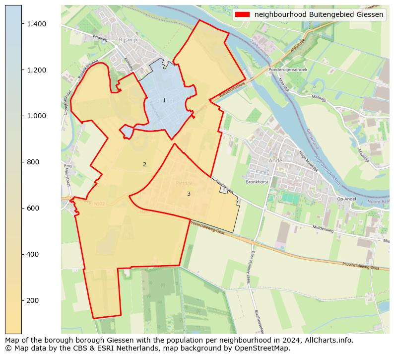 Image of the neighbourhood Buitengebied Giessen at the map. This image is used as introduction to this page. This page shows a lot of information about the population in the neighbourhood Buitengebied Giessen (such as the distribution by age groups of the residents, the composition of households, whether inhabitants are natives or Dutch with an immigration background, data about the houses (numbers, types, price development, use, type of property, ...) and more (car ownership, energy consumption, ...) based on open data from the Dutch Central Bureau of Statistics and various other sources!