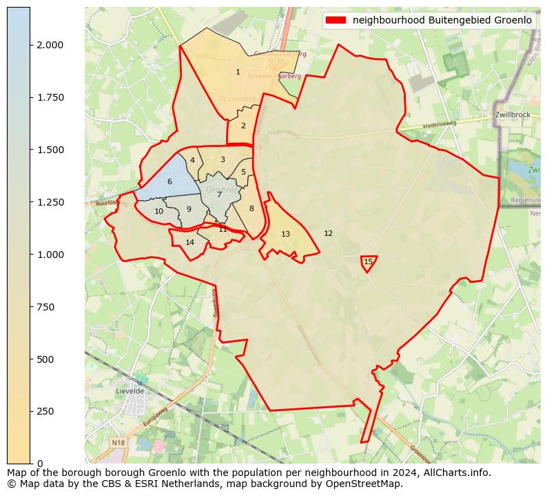 Image of the neighbourhood Buitengebied Groenlo at the map. This image is used as introduction to this page. This page shows a lot of information about the population in the neighbourhood Buitengebied Groenlo (such as the distribution by age groups of the residents, the composition of households, whether inhabitants are natives or Dutch with an immigration background, data about the houses (numbers, types, price development, use, type of property, ...) and more (car ownership, energy consumption, ...) based on open data from the Dutch Central Bureau of Statistics and various other sources!