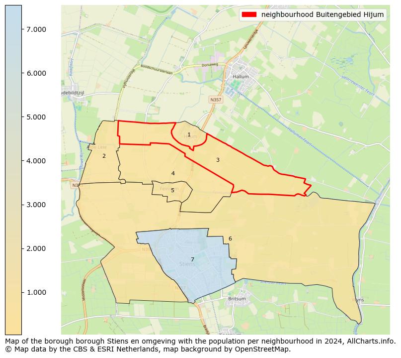 Image of the neighbourhood Buitengebied Hijum at the map. This image is used as introduction to this page. This page shows a lot of information about the population in the neighbourhood Buitengebied Hijum (such as the distribution by age groups of the residents, the composition of households, whether inhabitants are natives or Dutch with an immigration background, data about the houses (numbers, types, price development, use, type of property, ...) and more (car ownership, energy consumption, ...) based on open data from the Dutch Central Bureau of Statistics and various other sources!