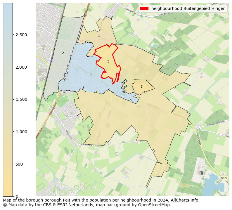 Image of the neighbourhood Buitengebied Hingen at the map. This image is used as introduction to this page. This page shows a lot of information about the population in the neighbourhood Buitengebied Hingen (such as the distribution by age groups of the residents, the composition of households, whether inhabitants are natives or Dutch with an immigration background, data about the houses (numbers, types, price development, use, type of property, ...) and more (car ownership, energy consumption, ...) based on open data from the Dutch Central Bureau of Statistics and various other sources!