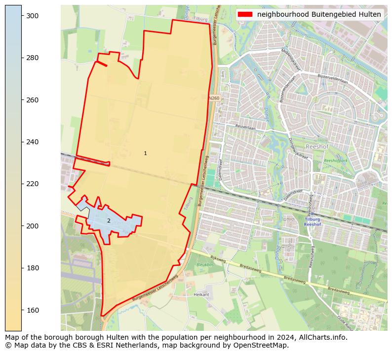 Image of the neighbourhood Buitengebied Hulten at the map. This image is used as introduction to this page. This page shows a lot of information about the population in the neighbourhood Buitengebied Hulten (such as the distribution by age groups of the residents, the composition of households, whether inhabitants are natives or Dutch with an immigration background, data about the houses (numbers, types, price development, use, type of property, ...) and more (car ownership, energy consumption, ...) based on open data from the Dutch Central Bureau of Statistics and various other sources!