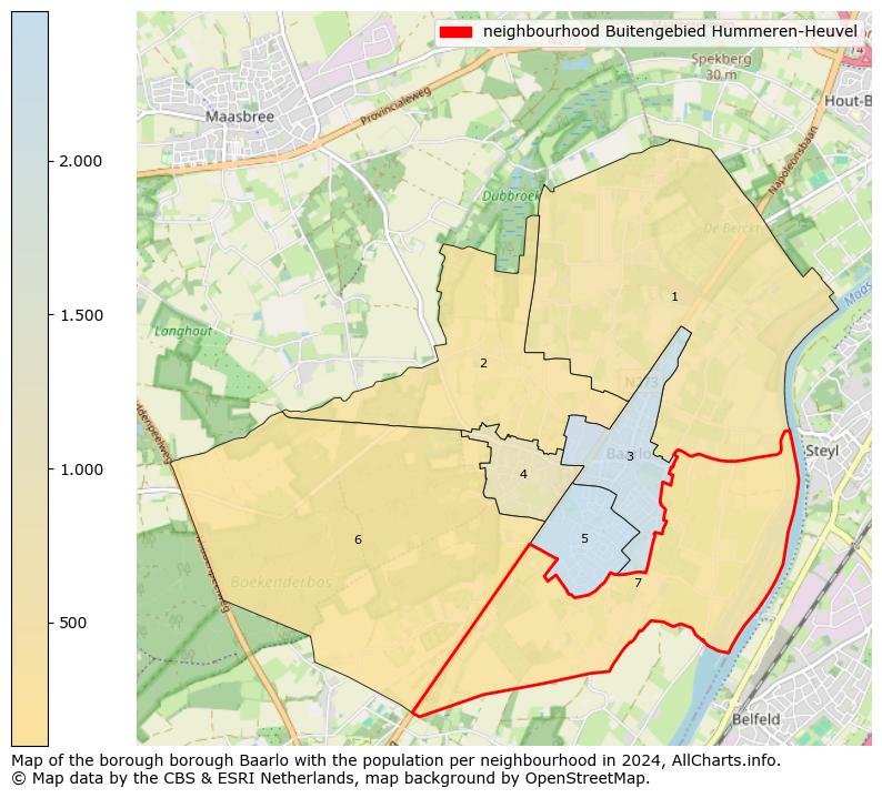 Image of the neighbourhood Buitengebied Hummeren-Heuvel at the map. This image is used as introduction to this page. This page shows a lot of information about the population in the neighbourhood Buitengebied Hummeren-Heuvel (such as the distribution by age groups of the residents, the composition of households, whether inhabitants are natives or Dutch with an immigration background, data about the houses (numbers, types, price development, use, type of property, ...) and more (car ownership, energy consumption, ...) based on open data from the Dutch Central Bureau of Statistics and various other sources!