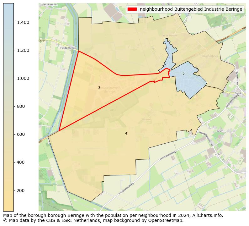 Image of the neighbourhood Buitengebied Industrie Beringe at the map. This image is used as introduction to this page. This page shows a lot of information about the population in the neighbourhood Buitengebied Industrie Beringe (such as the distribution by age groups of the residents, the composition of households, whether inhabitants are natives or Dutch with an immigration background, data about the houses (numbers, types, price development, use, type of property, ...) and more (car ownership, energy consumption, ...) based on open data from the Dutch Central Bureau of Statistics and various other sources!