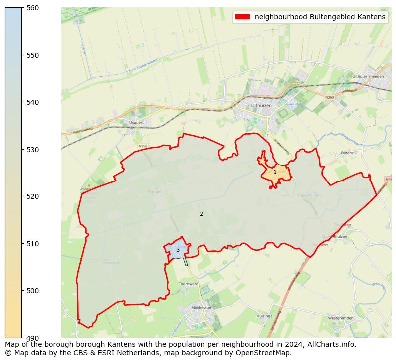 Image of the neighbourhood Buitengebied Kantens at the map. This image is used as introduction to this page. This page shows a lot of information about the population in the neighbourhood Buitengebied Kantens (such as the distribution by age groups of the residents, the composition of households, whether inhabitants are natives or Dutch with an immigration background, data about the houses (numbers, types, price development, use, type of property, ...) and more (car ownership, energy consumption, ...) based on open data from the Dutch Central Bureau of Statistics and various other sources!