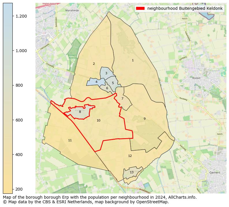 Image of the neighbourhood Buitengebied Keldonk at the map. This image is used as introduction to this page. This page shows a lot of information about the population in the neighbourhood Buitengebied Keldonk (such as the distribution by age groups of the residents, the composition of households, whether inhabitants are natives or Dutch with an immigration background, data about the houses (numbers, types, price development, use, type of property, ...) and more (car ownership, energy consumption, ...) based on open data from the Dutch Central Bureau of Statistics and various other sources!