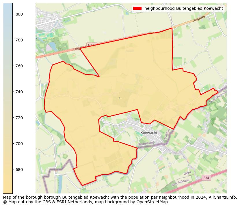 Image of the neighbourhood Buitengebied Koewacht at the map. This image is used as introduction to this page. This page shows a lot of information about the population in the neighbourhood Buitengebied Koewacht (such as the distribution by age groups of the residents, the composition of households, whether inhabitants are natives or Dutch with an immigration background, data about the houses (numbers, types, price development, use, type of property, ...) and more (car ownership, energy consumption, ...) based on open data from the Dutch Central Bureau of Statistics and various other sources!