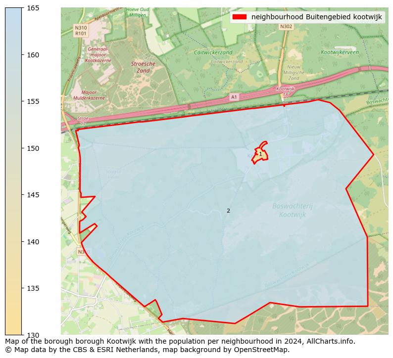 Image of the neighbourhood Buitengebied kootwijk at the map. This image is used as introduction to this page. This page shows a lot of information about the population in the neighbourhood Buitengebied kootwijk (such as the distribution by age groups of the residents, the composition of households, whether inhabitants are natives or Dutch with an immigration background, data about the houses (numbers, types, price development, use, type of property, ...) and more (car ownership, energy consumption, ...) based on open data from the Dutch Central Bureau of Statistics and various other sources!