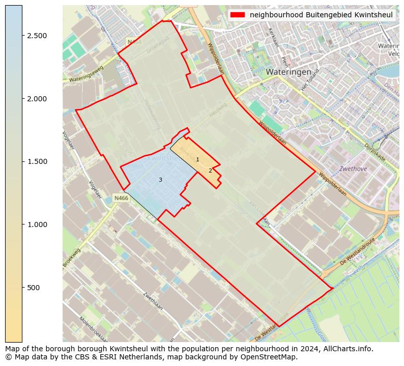 Image of the neighbourhood Buitengebied Kwintsheul at the map. This image is used as introduction to this page. This page shows a lot of information about the population in the neighbourhood Buitengebied Kwintsheul (such as the distribution by age groups of the residents, the composition of households, whether inhabitants are natives or Dutch with an immigration background, data about the houses (numbers, types, price development, use, type of property, ...) and more (car ownership, energy consumption, ...) based on open data from the Dutch Central Bureau of Statistics and various other sources!