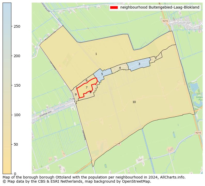 Image of the neighbourhood Buitengebied-Laag-Blokland at the map. This image is used as introduction to this page. This page shows a lot of information about the population in the neighbourhood Buitengebied-Laag-Blokland (such as the distribution by age groups of the residents, the composition of households, whether inhabitants are natives or Dutch with an immigration background, data about the houses (numbers, types, price development, use, type of property, ...) and more (car ownership, energy consumption, ...) based on open data from the Dutch Central Bureau of Statistics and various other sources!