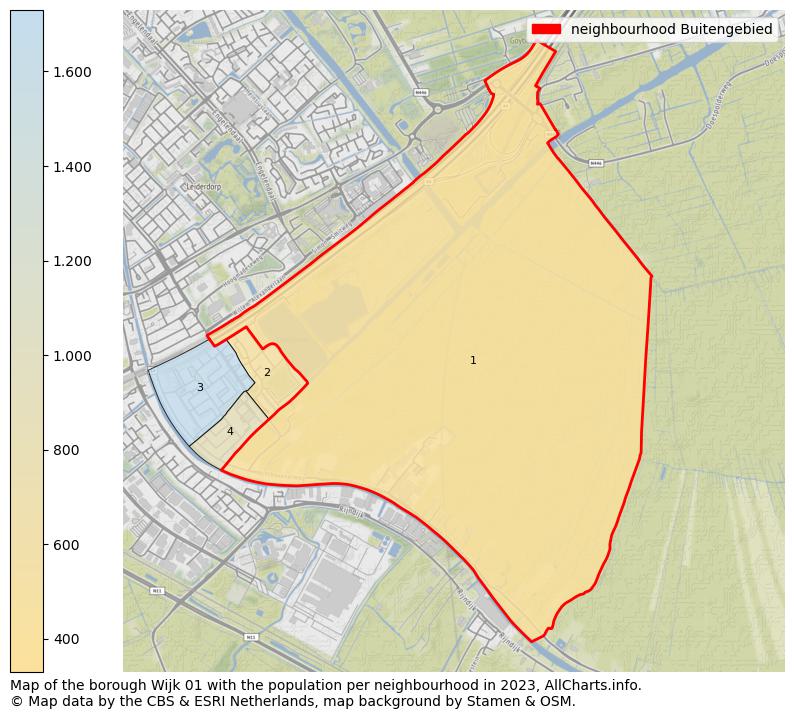 Map of the borough Wijk 01 with the population per neighbourhood in 2023. This page shows a lot of information about residents (such as the distribution by age groups, family composition, gender, native or Dutch with an immigration background, ...), homes (numbers, types, price development, use, type of property, ...) and more (car ownership, energy consumption, ...) based on open data from the Dutch Central Bureau of Statistics and various other sources!