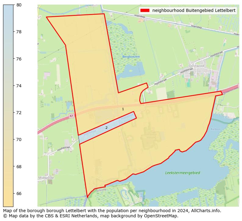 Image of the neighbourhood Buitengebied Lettelbert at the map. This image is used as introduction to this page. This page shows a lot of information about the population in the neighbourhood Buitengebied Lettelbert (such as the distribution by age groups of the residents, the composition of households, whether inhabitants are natives or Dutch with an immigration background, data about the houses (numbers, types, price development, use, type of property, ...) and more (car ownership, energy consumption, ...) based on open data from the Dutch Central Bureau of Statistics and various other sources!