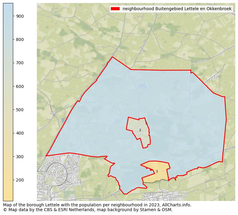 Map of the borough Lettele with the population per neighbourhood in 2023. This page shows a lot of information about residents (such as the distribution by age groups, family composition, gender, native or Dutch with an immigration background, ...), homes (numbers, types, price development, use, type of property, ...) and more (car ownership, energy consumption, ...) based on open data from the Dutch Central Bureau of Statistics and various other sources!