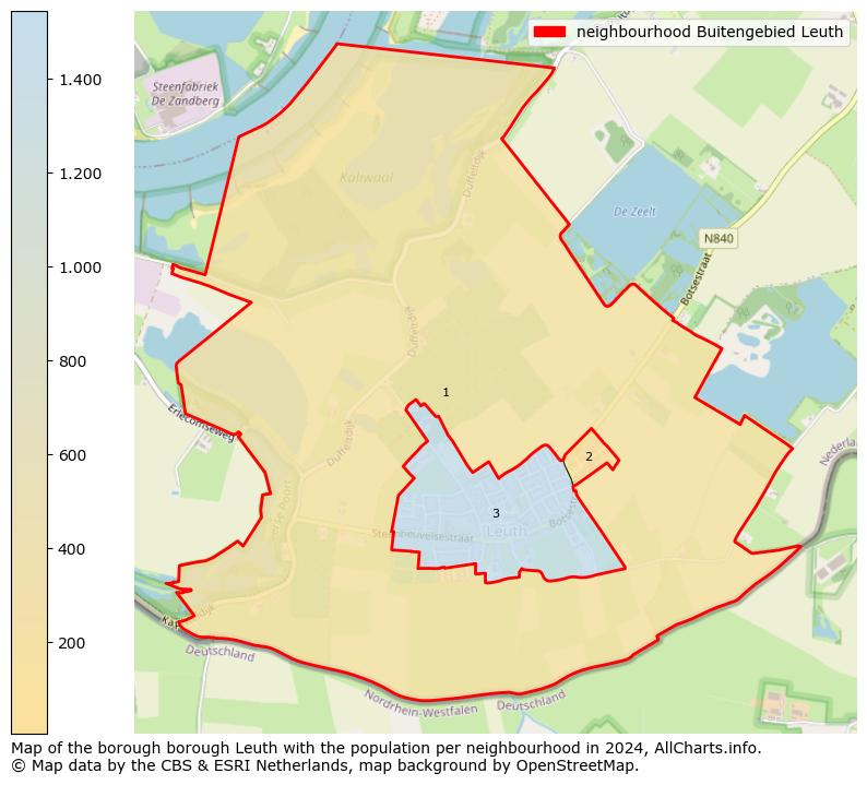 Image of the neighbourhood Buitengebied Leuth at the map. This image is used as introduction to this page. This page shows a lot of information about the population in the neighbourhood Buitengebied Leuth (such as the distribution by age groups of the residents, the composition of households, whether inhabitants are natives or Dutch with an immigration background, data about the houses (numbers, types, price development, use, type of property, ...) and more (car ownership, energy consumption, ...) based on open data from the Dutch Central Bureau of Statistics and various other sources!