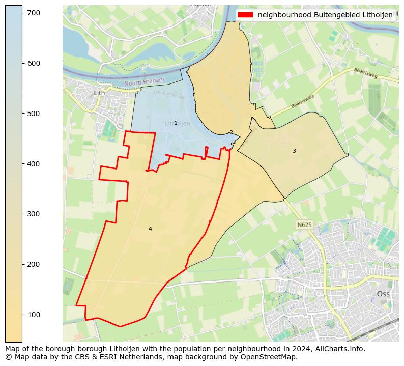 Image of the neighbourhood Buitengebied Lithoijen at the map. This image is used as introduction to this page. This page shows a lot of information about the population in the neighbourhood Buitengebied Lithoijen (such as the distribution by age groups of the residents, the composition of households, whether inhabitants are natives or Dutch with an immigration background, data about the houses (numbers, types, price development, use, type of property, ...) and more (car ownership, energy consumption, ...) based on open data from the Dutch Central Bureau of Statistics and various other sources!