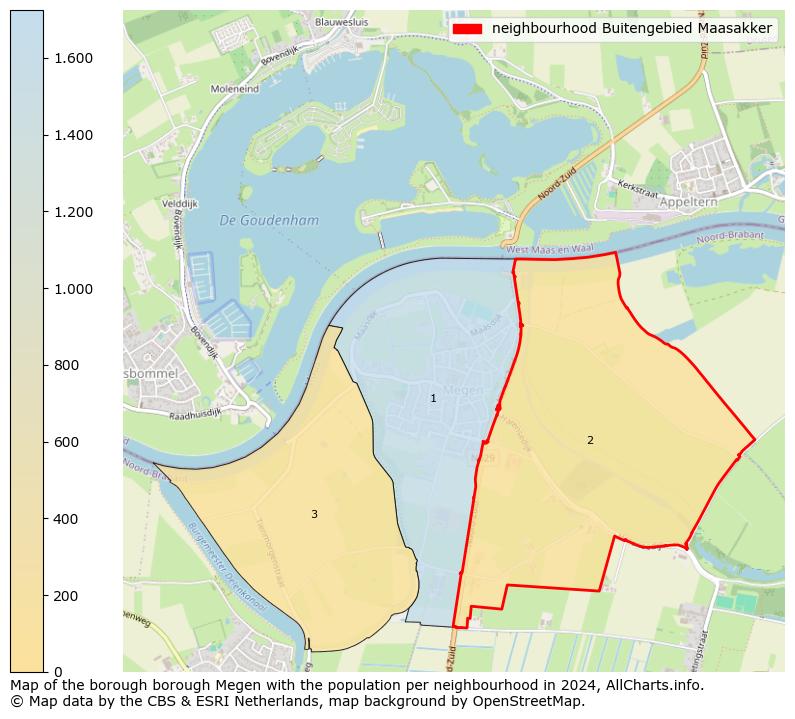 Image of the neighbourhood Buitengebied Maasakker at the map. This image is used as introduction to this page. This page shows a lot of information about the population in the neighbourhood Buitengebied Maasakker (such as the distribution by age groups of the residents, the composition of households, whether inhabitants are natives or Dutch with an immigration background, data about the houses (numbers, types, price development, use, type of property, ...) and more (car ownership, energy consumption, ...) based on open data from the Dutch Central Bureau of Statistics and various other sources!