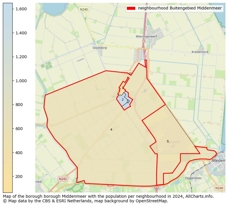 Image of the neighbourhood Buitengebied Middenmeer at the map. This image is used as introduction to this page. This page shows a lot of information about the population in the neighbourhood Buitengebied Middenmeer (such as the distribution by age groups of the residents, the composition of households, whether inhabitants are natives or Dutch with an immigration background, data about the houses (numbers, types, price development, use, type of property, ...) and more (car ownership, energy consumption, ...) based on open data from the Dutch Central Bureau of Statistics and various other sources!