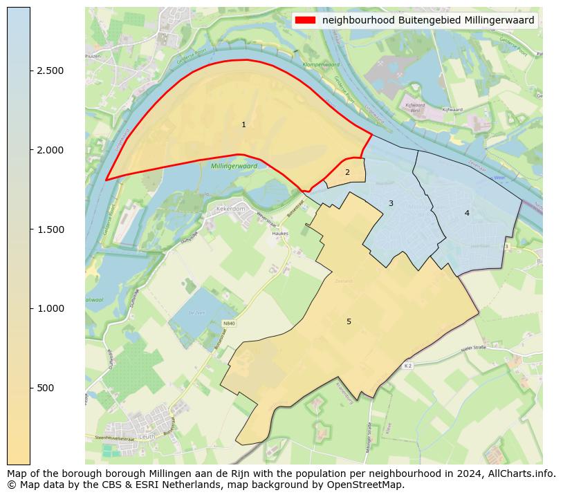 Image of the neighbourhood Buitengebied Millingerwaard at the map. This image is used as introduction to this page. This page shows a lot of information about the population in the neighbourhood Buitengebied Millingerwaard (such as the distribution by age groups of the residents, the composition of households, whether inhabitants are natives or Dutch with an immigration background, data about the houses (numbers, types, price development, use, type of property, ...) and more (car ownership, energy consumption, ...) based on open data from the Dutch Central Bureau of Statistics and various other sources!