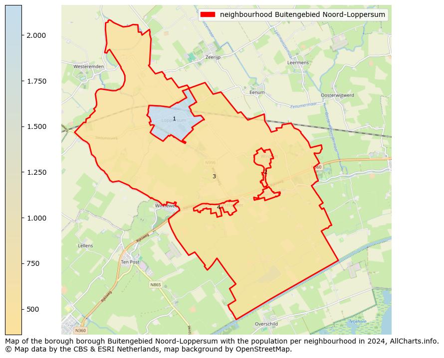 Image of the neighbourhood Buitengebied Noord-Loppersum at the map. This image is used as introduction to this page. This page shows a lot of information about the population in the neighbourhood Buitengebied Noord-Loppersum (such as the distribution by age groups of the residents, the composition of households, whether inhabitants are natives or Dutch with an immigration background, data about the houses (numbers, types, price development, use, type of property, ...) and more (car ownership, energy consumption, ...) based on open data from the Dutch Central Bureau of Statistics and various other sources!