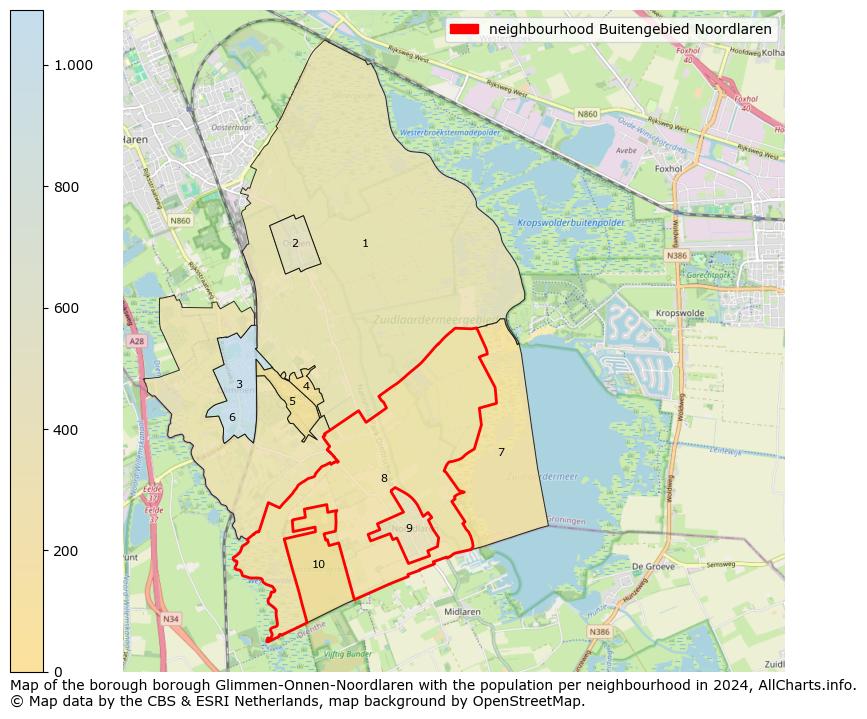 Image of the neighbourhood Buitengebied Noordlaren at the map. This image is used as introduction to this page. This page shows a lot of information about the population in the neighbourhood Buitengebied Noordlaren (such as the distribution by age groups of the residents, the composition of households, whether inhabitants are natives or Dutch with an immigration background, data about the houses (numbers, types, price development, use, type of property, ...) and more (car ownership, energy consumption, ...) based on open data from the Dutch Central Bureau of Statistics and various other sources!