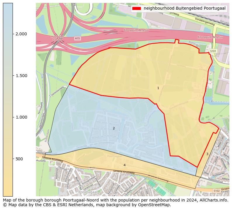 Image of the neighbourhood Buitengebied Poortugaal at the map. This image is used as introduction to this page. This page shows a lot of information about the population in the neighbourhood Buitengebied Poortugaal (such as the distribution by age groups of the residents, the composition of households, whether inhabitants are natives or Dutch with an immigration background, data about the houses (numbers, types, price development, use, type of property, ...) and more (car ownership, energy consumption, ...) based on open data from the Dutch Central Bureau of Statistics and various other sources!