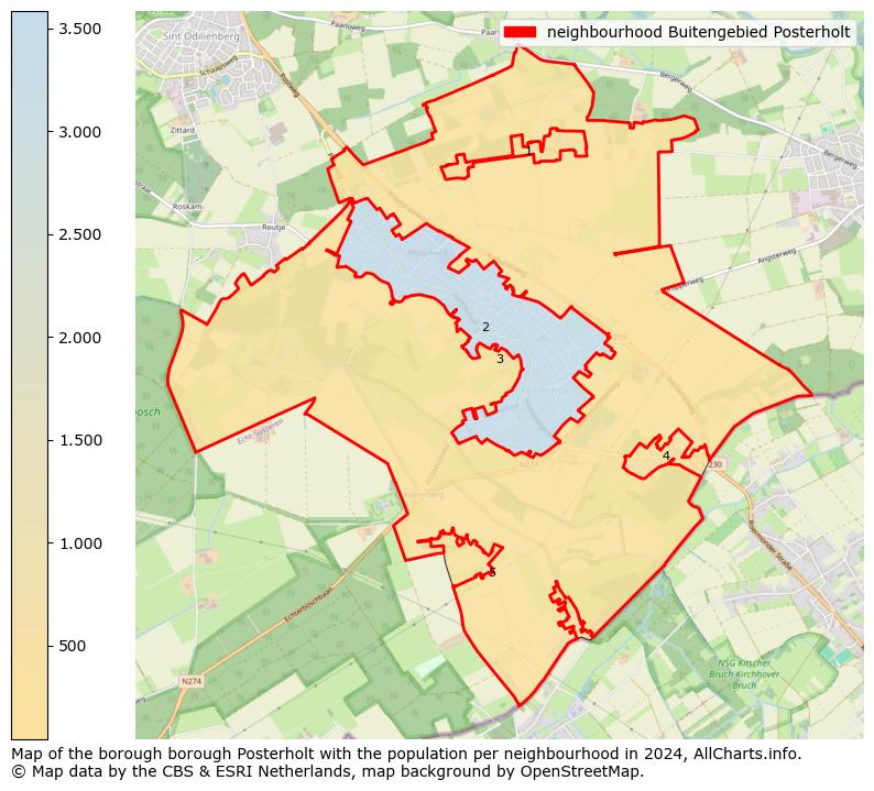 Image of the neighbourhood Buitengebied Posterholt at the map. This image is used as introduction to this page. This page shows a lot of information about the population in the neighbourhood Buitengebied Posterholt (such as the distribution by age groups of the residents, the composition of households, whether inhabitants are natives or Dutch with an immigration background, data about the houses (numbers, types, price development, use, type of property, ...) and more (car ownership, energy consumption, ...) based on open data from the Dutch Central Bureau of Statistics and various other sources!