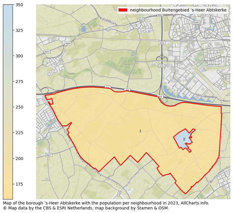 Map of the borough s-Heer Abtskerke with the population per neighbourhood in 2021. This page shows a lot of information about residents (such as the distribution by age groups, family composition, gender, native or Dutch with an immigration background, ...), homes (numbers, types, price development, use, type of property, ...) and more (car ownership, energy consumption, ...) based on open data from the Dutch Central Bureau of Statistics and various other sources!