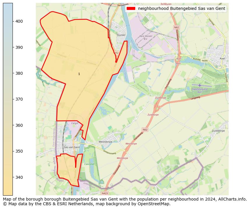 Image of the neighbourhood Buitengebied Sas van Gent at the map. This image is used as introduction to this page. This page shows a lot of information about the population in the neighbourhood Buitengebied Sas van Gent (such as the distribution by age groups of the residents, the composition of households, whether inhabitants are natives or Dutch with an immigration background, data about the houses (numbers, types, price development, use, type of property, ...) and more (car ownership, energy consumption, ...) based on open data from the Dutch Central Bureau of Statistics and various other sources!