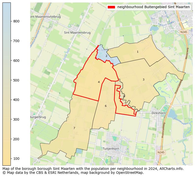 Image of the neighbourhood Buitengebied Sint Maarten at the map. This image is used as introduction to this page. This page shows a lot of information about the population in the neighbourhood Buitengebied Sint Maarten (such as the distribution by age groups of the residents, the composition of households, whether inhabitants are natives or Dutch with an immigration background, data about the houses (numbers, types, price development, use, type of property, ...) and more (car ownership, energy consumption, ...) based on open data from the Dutch Central Bureau of Statistics and various other sources!