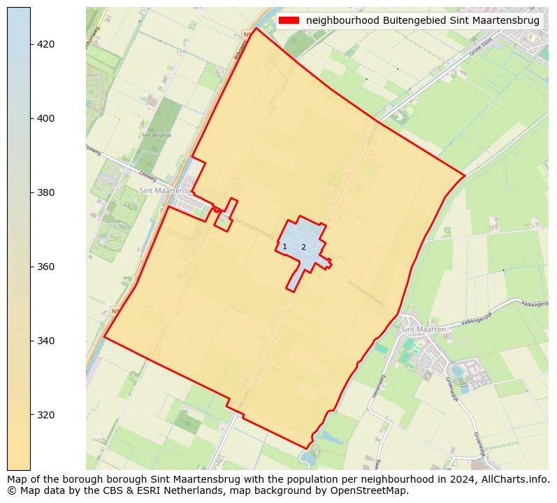 Image of the neighbourhood Buitengebied Sint Maartensbrug at the map. This image is used as introduction to this page. This page shows a lot of information about the population in the neighbourhood Buitengebied Sint Maartensbrug (such as the distribution by age groups of the residents, the composition of households, whether inhabitants are natives or Dutch with an immigration background, data about the houses (numbers, types, price development, use, type of property, ...) and more (car ownership, energy consumption, ...) based on open data from the Dutch Central Bureau of Statistics and various other sources!