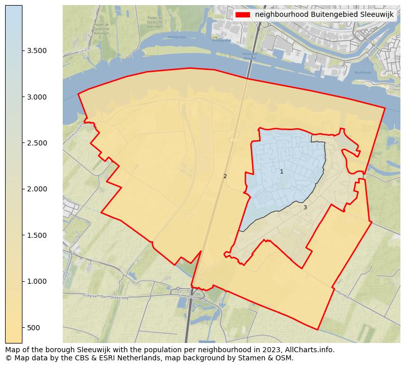 Map of the borough Sleeuwijk with the population per neighbourhood in 2023. This page shows a lot of information about residents (such as the distribution by age groups, family composition, gender, native or Dutch with an immigration background, ...), homes (numbers, types, price development, use, type of property, ...) and more (car ownership, energy consumption, ...) based on open data from the Dutch Central Bureau of Statistics and various other sources!