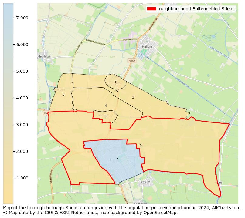 Image of the neighbourhood Buitengebied Stiens at the map. This image is used as introduction to this page. This page shows a lot of information about the population in the neighbourhood Buitengebied Stiens (such as the distribution by age groups of the residents, the composition of households, whether inhabitants are natives or Dutch with an immigration background, data about the houses (numbers, types, price development, use, type of property, ...) and more (car ownership, energy consumption, ...) based on open data from the Dutch Central Bureau of Statistics and various other sources!