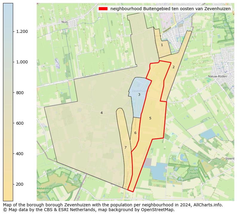 Image of the neighbourhood Buitengebied ten oosten van Zevenhuizen at the map. This image is used as introduction to this page. This page shows a lot of information about the population in the neighbourhood Buitengebied ten oosten van Zevenhuizen (such as the distribution by age groups of the residents, the composition of households, whether inhabitants are natives or Dutch with an immigration background, data about the houses (numbers, types, price development, use, type of property, ...) and more (car ownership, energy consumption, ...) based on open data from the Dutch Central Bureau of Statistics and various other sources!