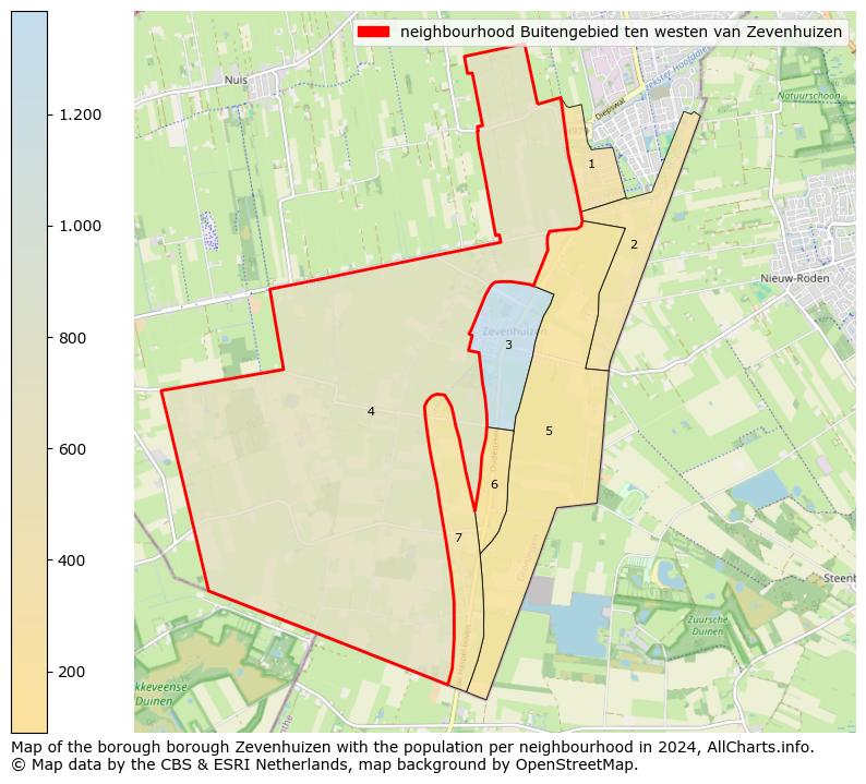 Image of the neighbourhood Buitengebied ten westen van Zevenhuizen at the map. This image is used as introduction to this page. This page shows a lot of information about the population in the neighbourhood Buitengebied ten westen van Zevenhuizen (such as the distribution by age groups of the residents, the composition of households, whether inhabitants are natives or Dutch with an immigration background, data about the houses (numbers, types, price development, use, type of property, ...) and more (car ownership, energy consumption, ...) based on open data from the Dutch Central Bureau of Statistics and various other sources!