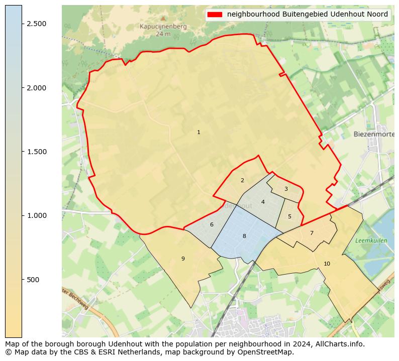 Image of the neighbourhood Buitengebied Udenhout Noord at the map. This image is used as introduction to this page. This page shows a lot of information about the population in the neighbourhood Buitengebied Udenhout Noord (such as the distribution by age groups of the residents, the composition of households, whether inhabitants are natives or Dutch with an immigration background, data about the houses (numbers, types, price development, use, type of property, ...) and more (car ownership, energy consumption, ...) based on open data from the Dutch Central Bureau of Statistics and various other sources!