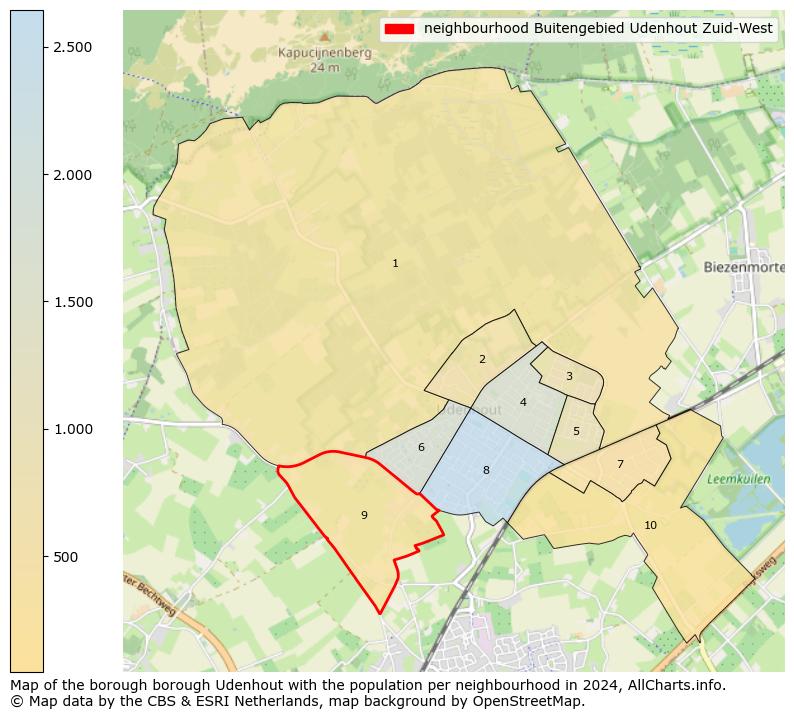 Image of the neighbourhood Buitengebied Udenhout Zuid-West at the map. This image is used as introduction to this page. This page shows a lot of information about the population in the neighbourhood Buitengebied Udenhout Zuid-West (such as the distribution by age groups of the residents, the composition of households, whether inhabitants are natives or Dutch with an immigration background, data about the houses (numbers, types, price development, use, type of property, ...) and more (car ownership, energy consumption, ...) based on open data from the Dutch Central Bureau of Statistics and various other sources!